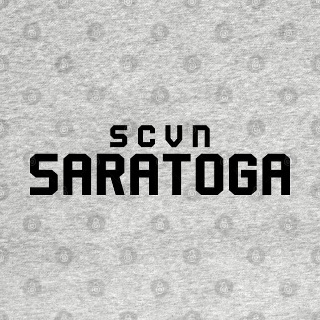 SCVN SARATOGA     (black) by Illustratorator